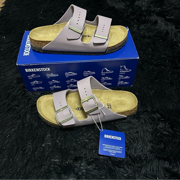 BIRKENSTOCK Arizona purple sandals slippers shoes women’s eur 39 new in box - Picture 8 of 8